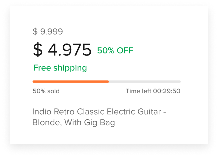 Lightning deal
